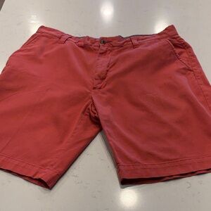 Grayers Men's Brick Red Flat Front Shorts